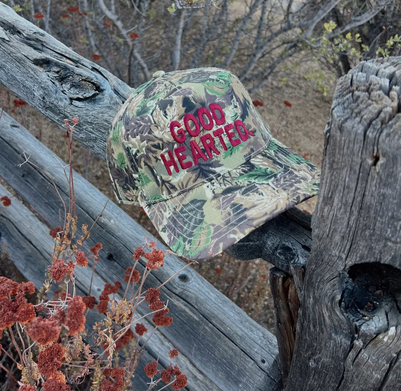 Good Hearted Camo Hat