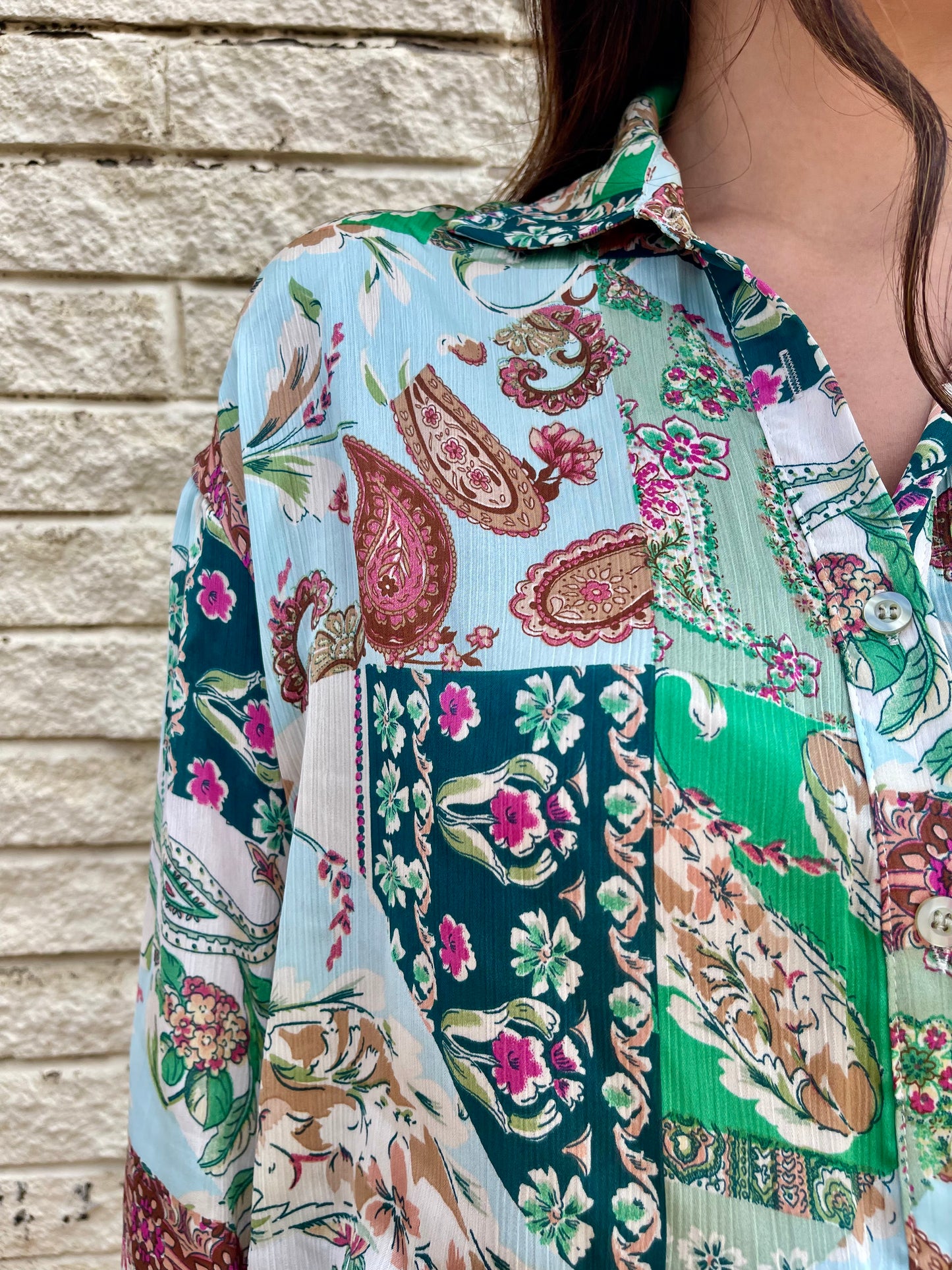 Paisley Button Up